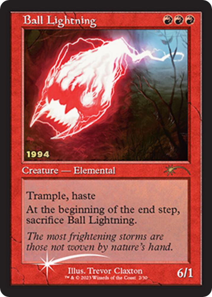 Ball Lightning 2 card from 30th Anniversary Promos