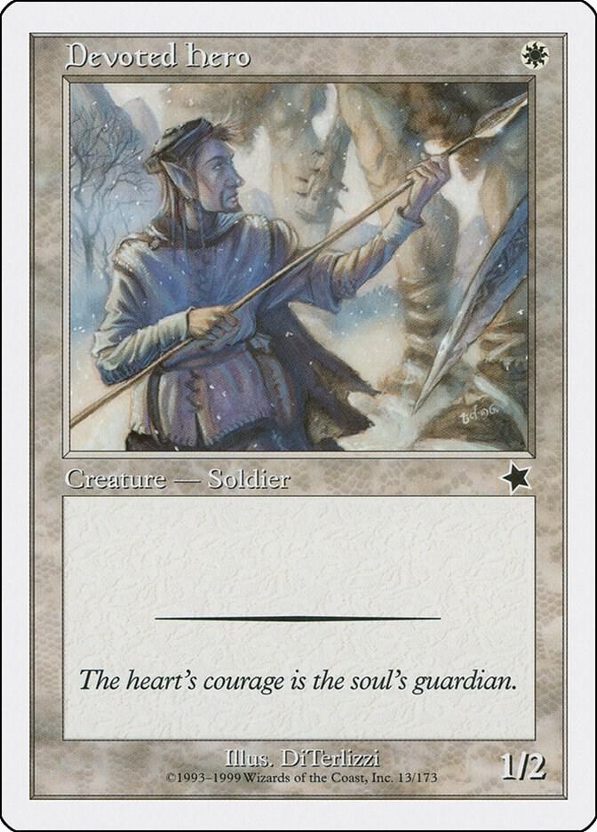 Devoted Hero 13 card from Starter 1999