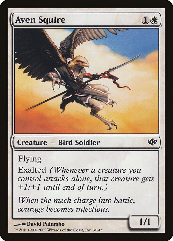 Aven Squire 3 card from Conflux