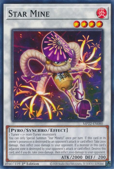 Star Mine MP22-EN080 card from 2022 Tin of the Pharaoh's Gods