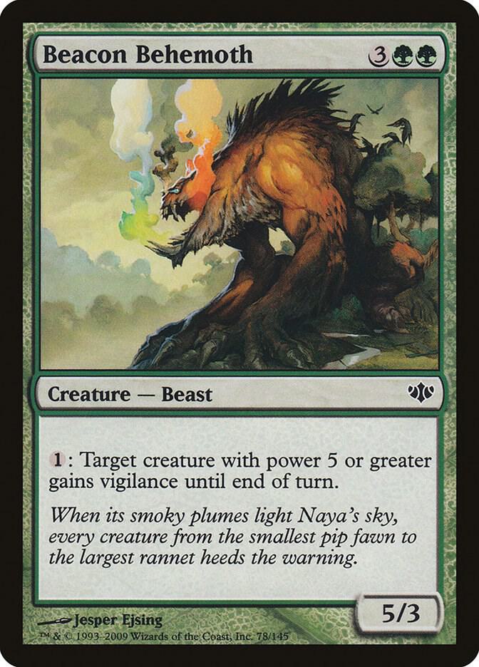 Beacon Behemoth 78 card from Conflux