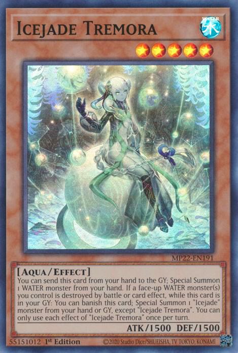Icejade Tremora MP22-EN191 card from 2022 Tin of the Pharaoh's Gods