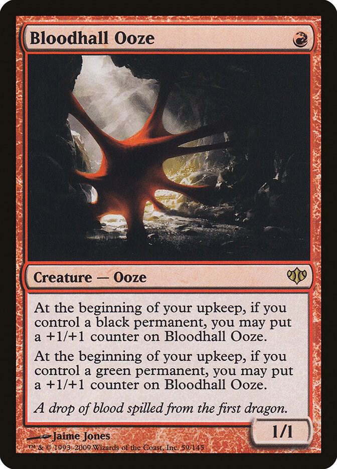 Bloodhall Ooze 59 card from Conflux