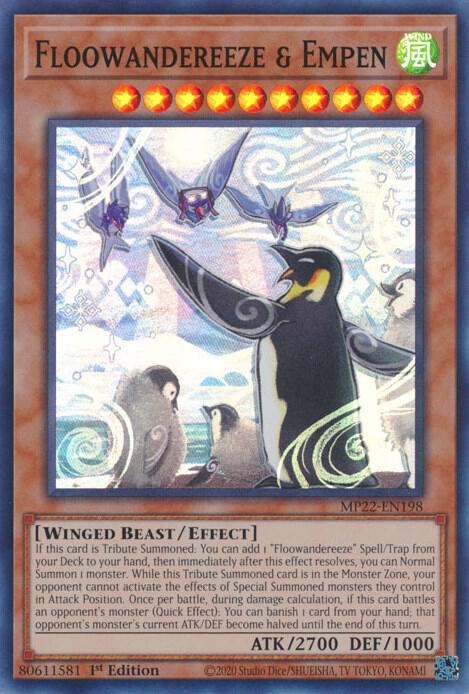 Floowandereeze & Empen MP22-EN198 card from 2022 Tin of the Pharaoh's Gods