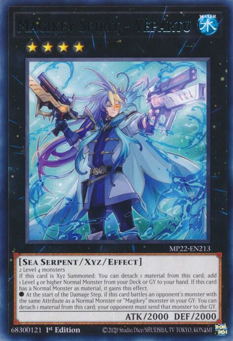Magikey Spirit - Vepartu MP22-EN213 card from 2022 Tin of the Pharaoh's Gods