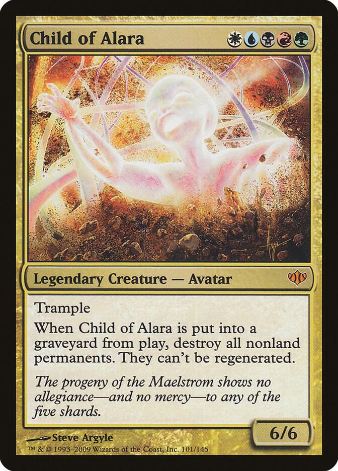 Child of Alara 101 card from Conflux