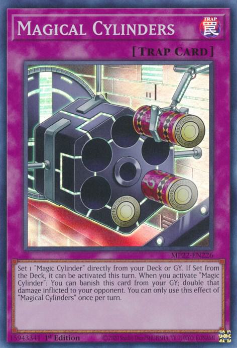 Magical Cylinders MP22-EN226 card from 2022 Tin of the Pharaoh's Gods
