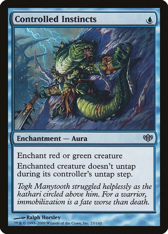 Controlled Instincts 23 card from Conflux