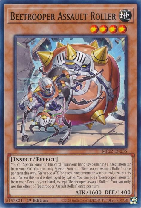 Beetrooper Assault Roller MP22-EN236 card from 2022 Tin of the Pharaoh's Gods