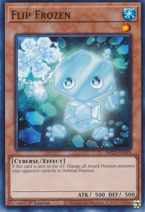 Flip Frozen MP22-EN243 card from 2022 Tin of the Pharaoh's Gods