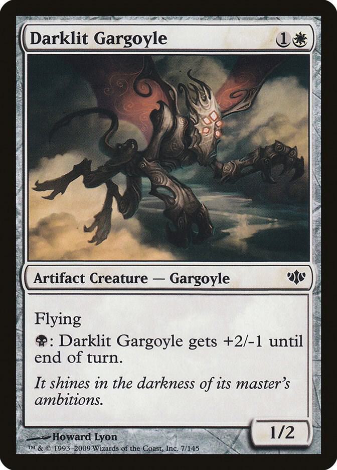Darklit Gargoyle 7 card from Conflux