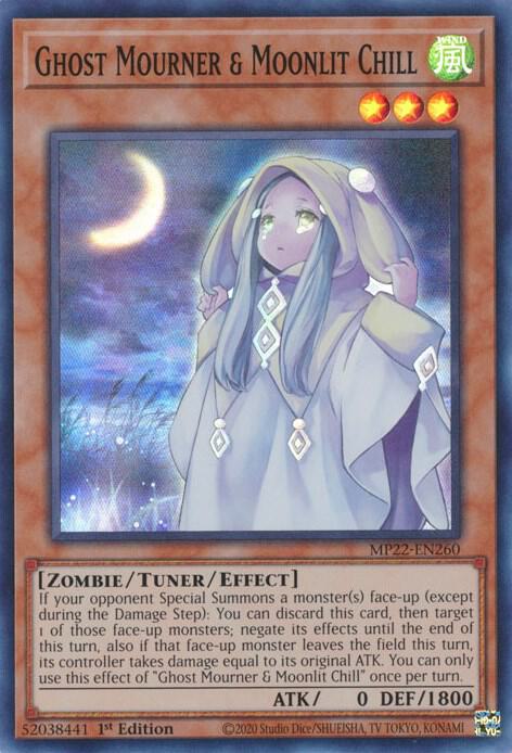 Ghost Mourner & Moonlit Chill MP22-EN260 card from 2022 Tin of the Pharaoh's Gods