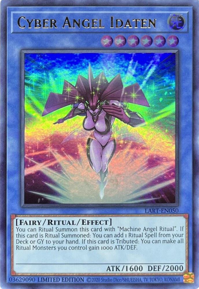 Cyber Angel Idaten LART-EN050 card from The Lost Art Promotion