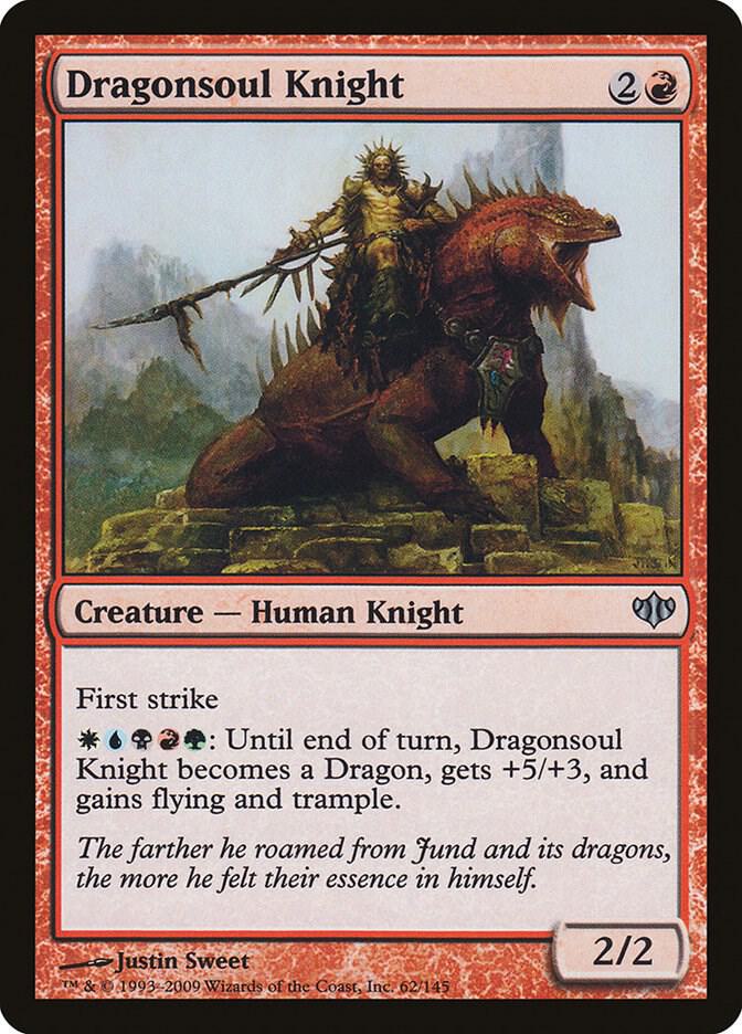Dragonsoul Knight 62 card from Conflux