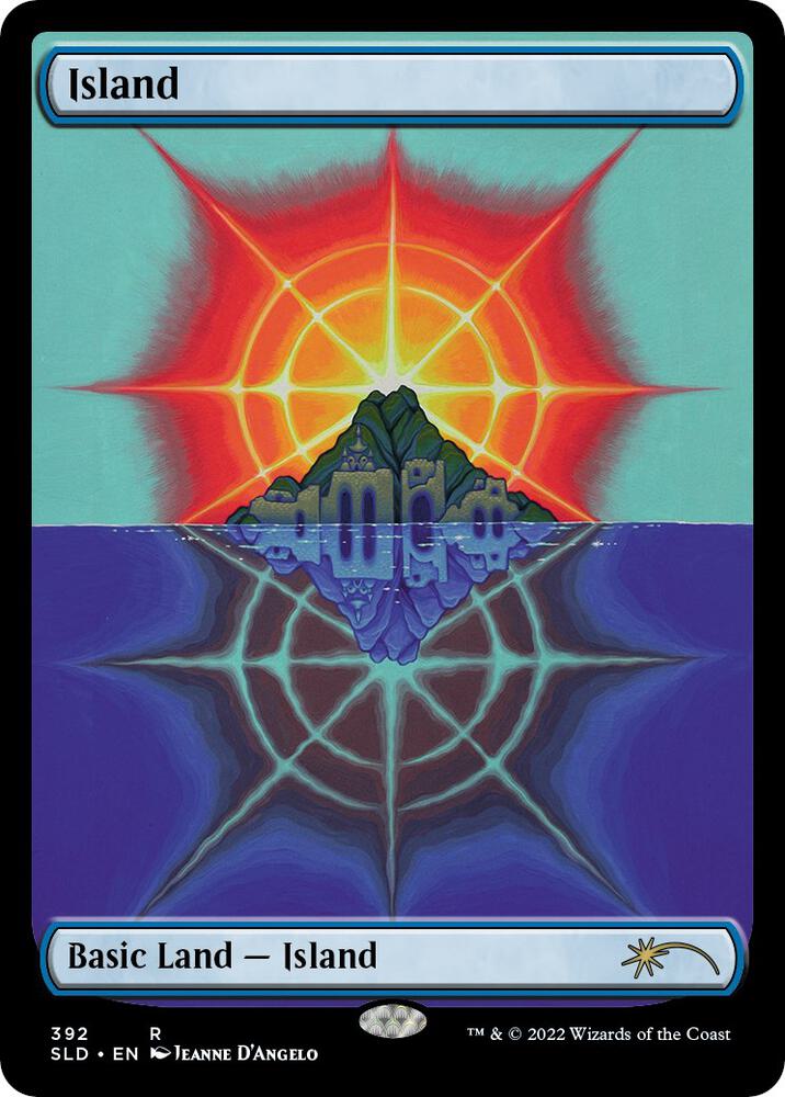 Island 392 card from Secret Lair Drop Series