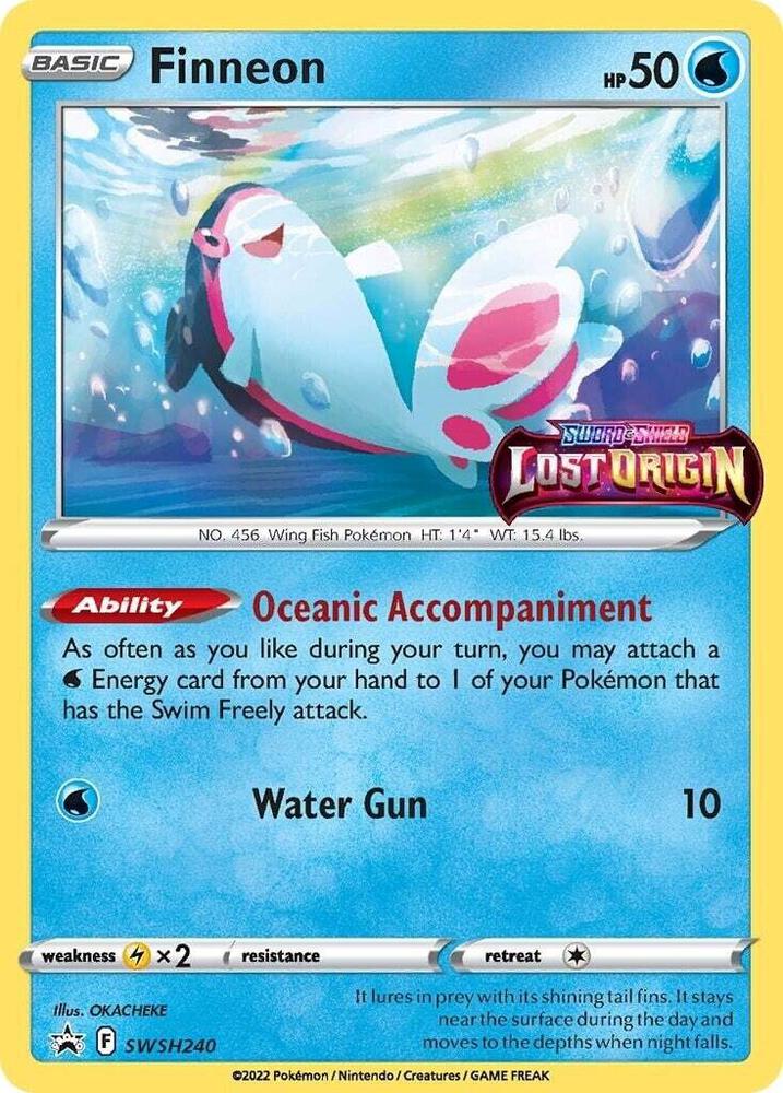Finneon (Prerelease) SWSH240 card from SWSH: Sword & Shield Promo Cards