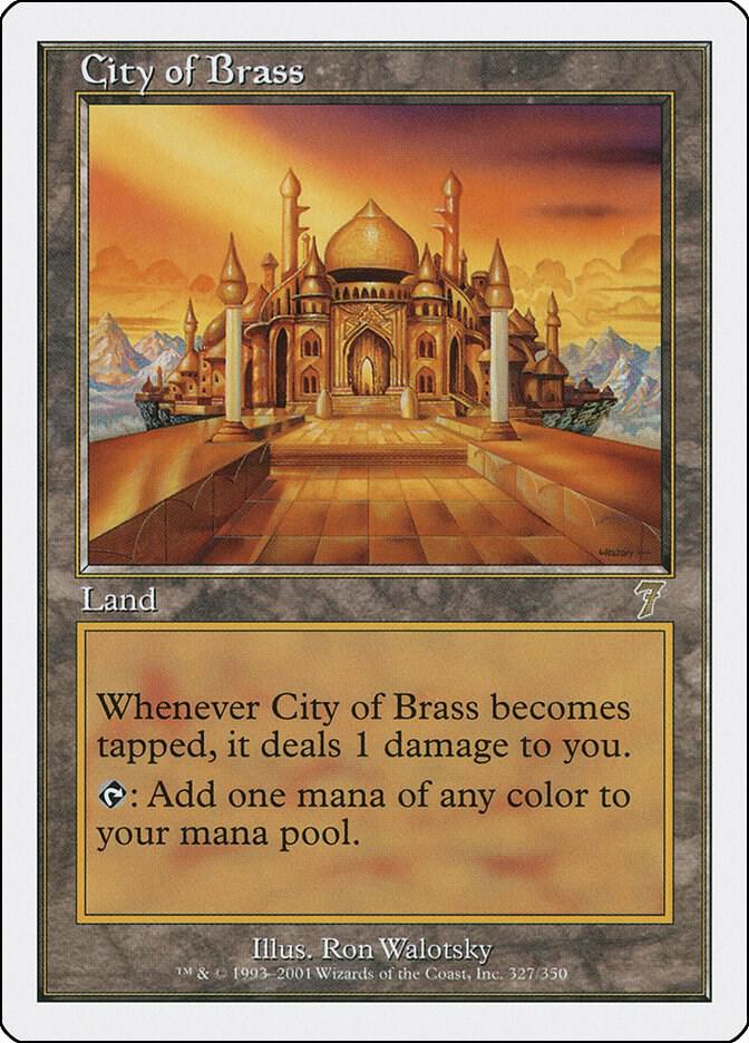 City of Brass 327 card from 7th Edition
