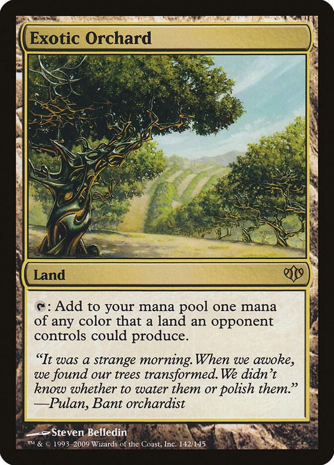 Exotic Orchard 142 card from Conflux