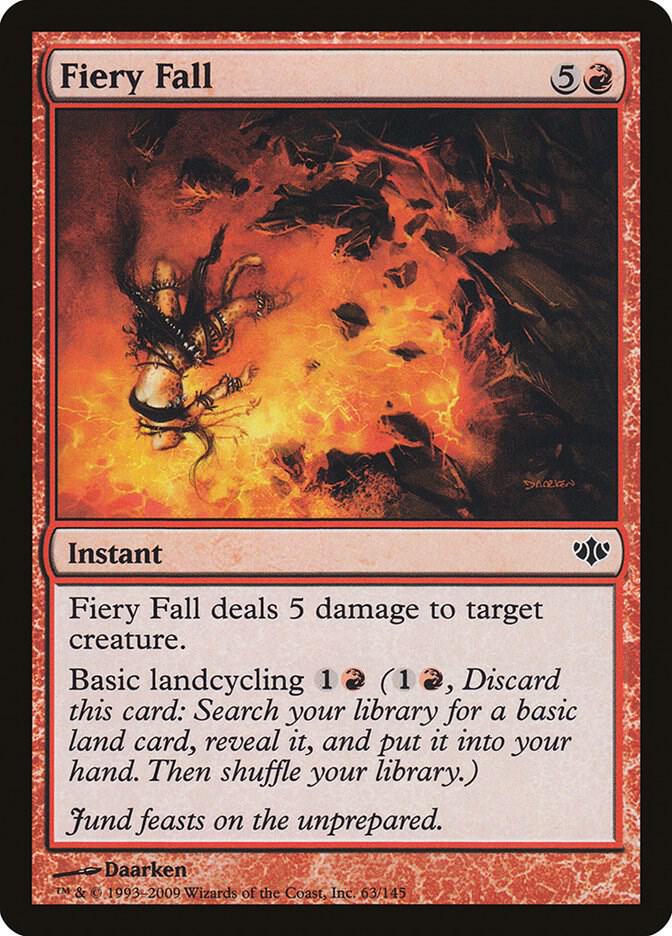 Fiery Fall 63 card from Conflux