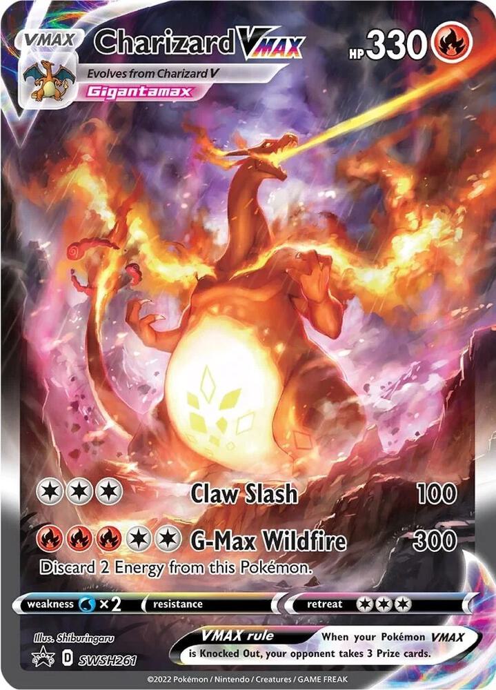 Charizard VMAX SWSH261 card from SWSH: Sword & Shield Promo Cards