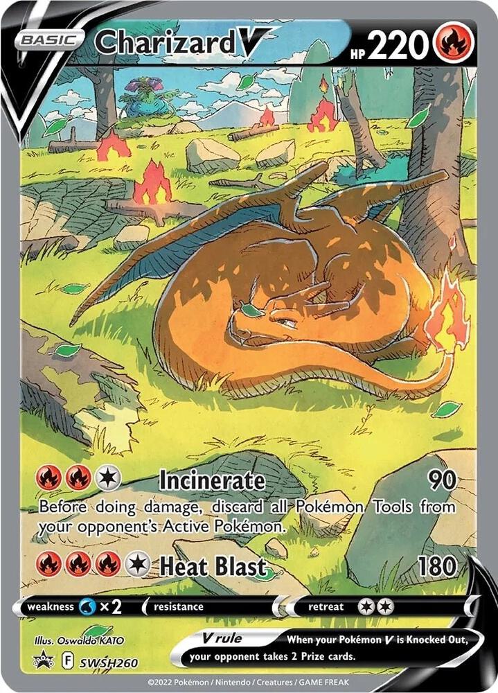Charizard V SWSH260 card from SWSH: Sword & Shield Promo Cards