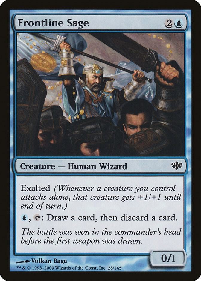 Frontline Sage 28 card from Conflux