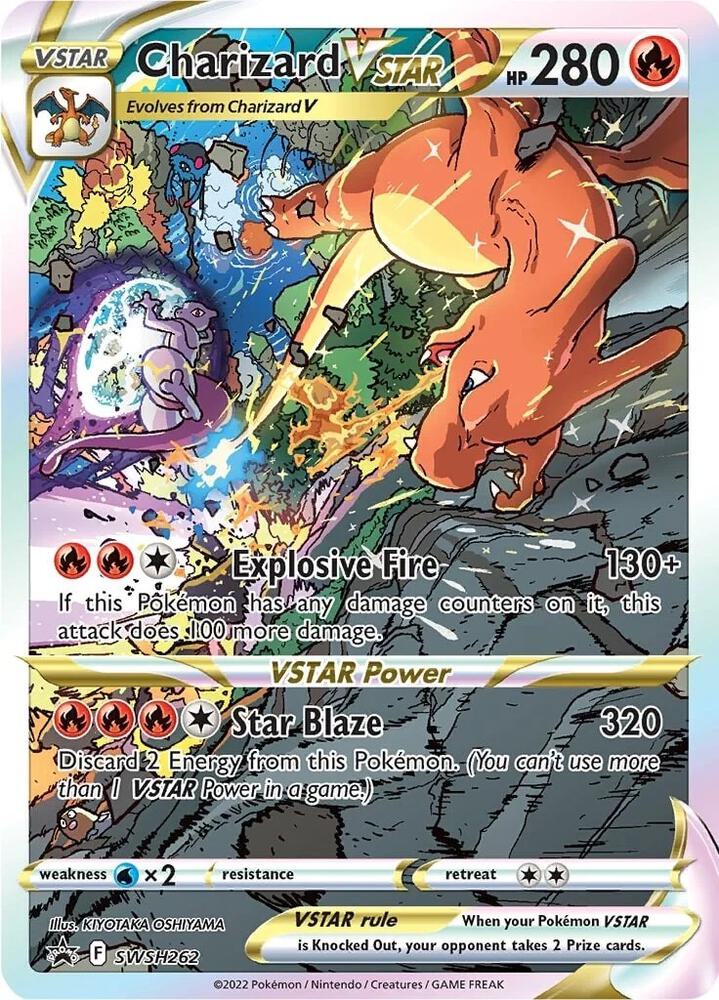 Charizard VSTAR SWSH262 card from SWSH: Sword & Shield Promo Cards