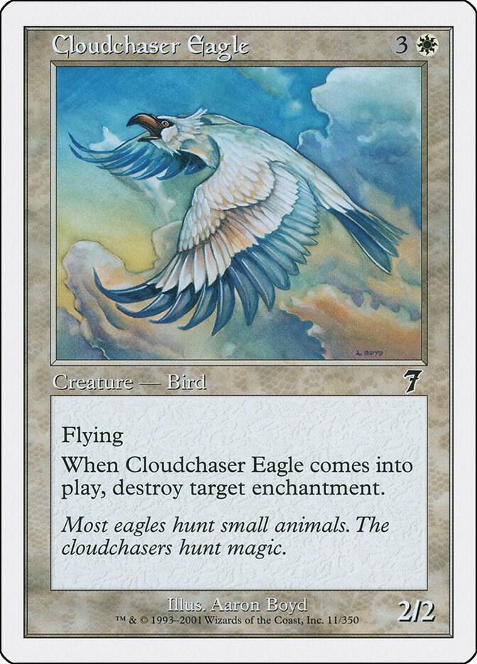 Cloudchaser Eagle 11 card from 7th Edition