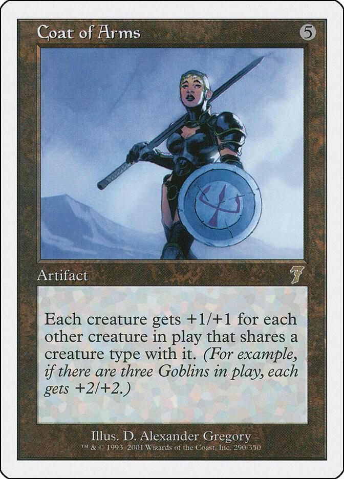 Coat of Arms 290 card from 7th Edition