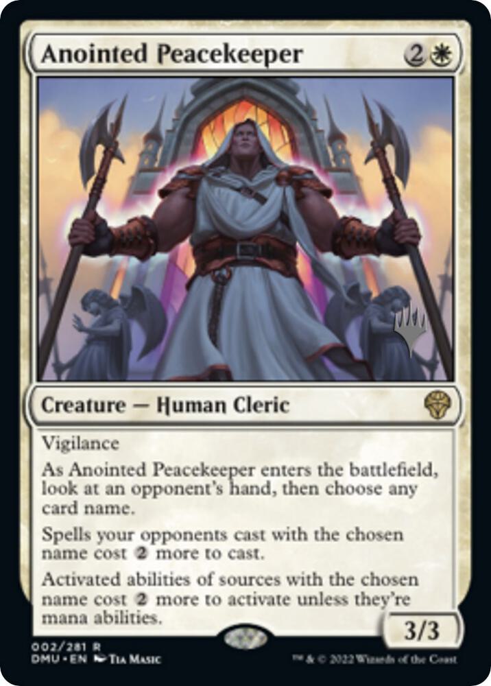 Anointed Peacekeeper 2 card from Promo Pack: Dominaria United