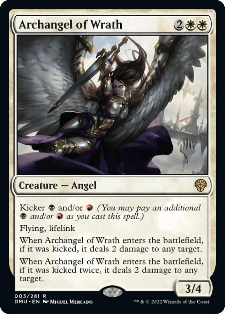 Archangel of Wrath 3 card from Promo Pack: Dominaria United
