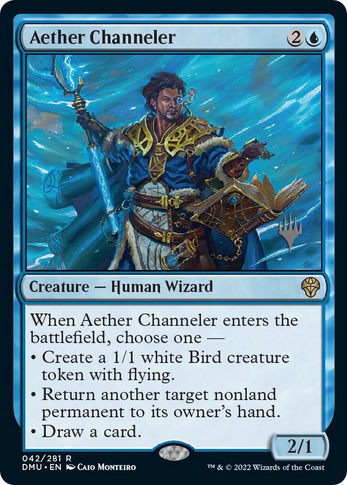 Aether Channeler 42 card from Promo Pack: Dominaria United