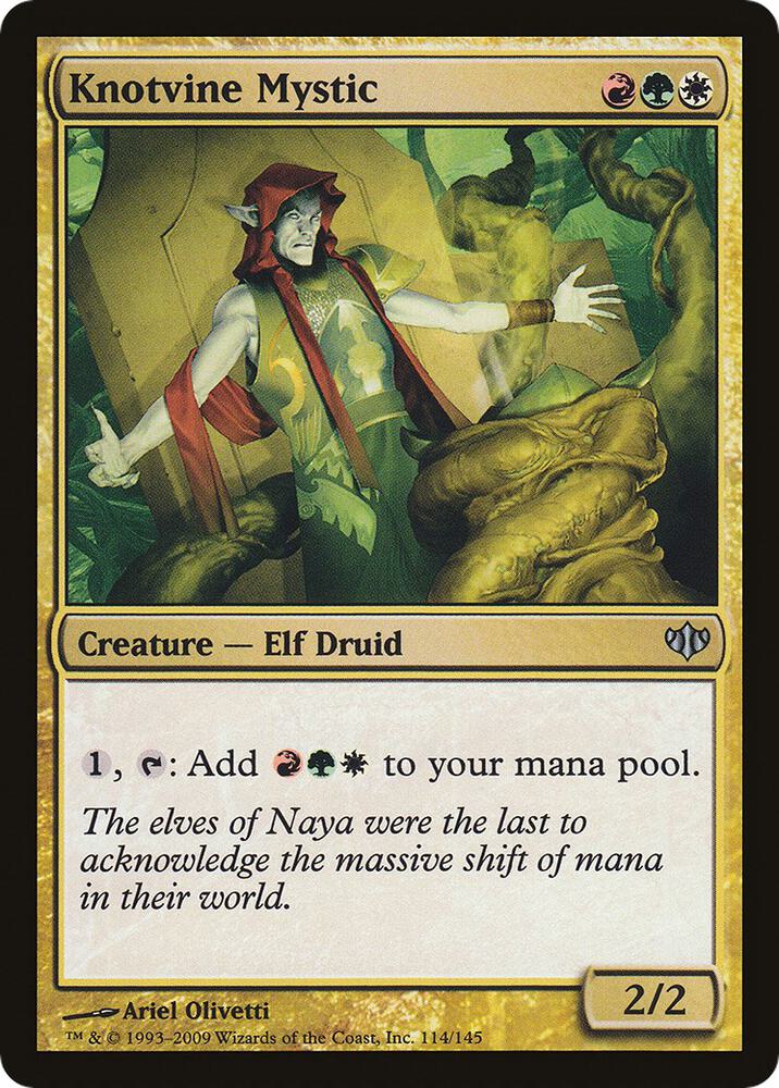 Knotvine Mystic 114 card from Conflux