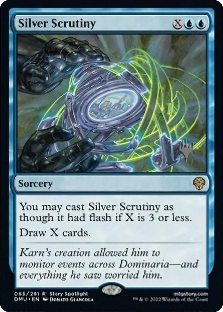 Silver Scrutiny 65 card from Promo Pack: Dominaria United
