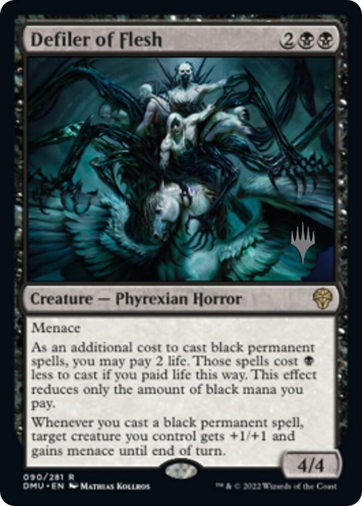 Defiler of Flesh 90 card from Promo Pack: Dominaria United