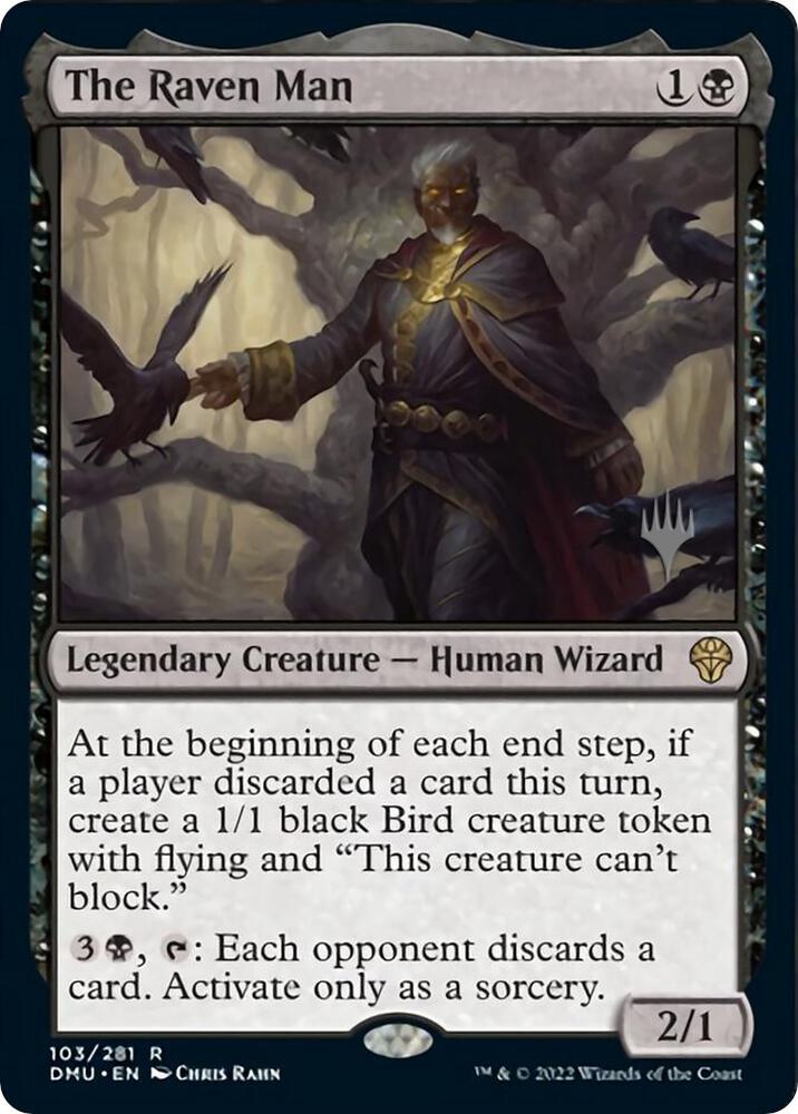 The Raven Man 103 card from Promo Pack: Dominaria United