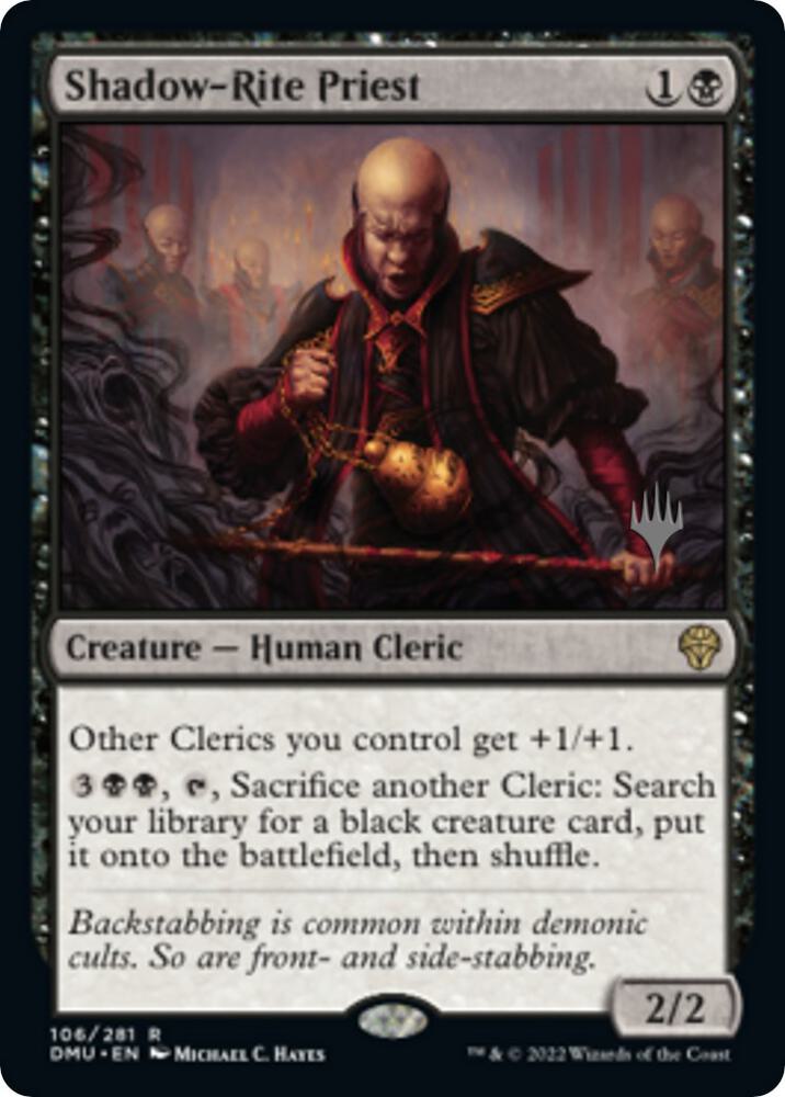 Shadow-Rite Priest 106 card from Promo Pack: Dominaria United