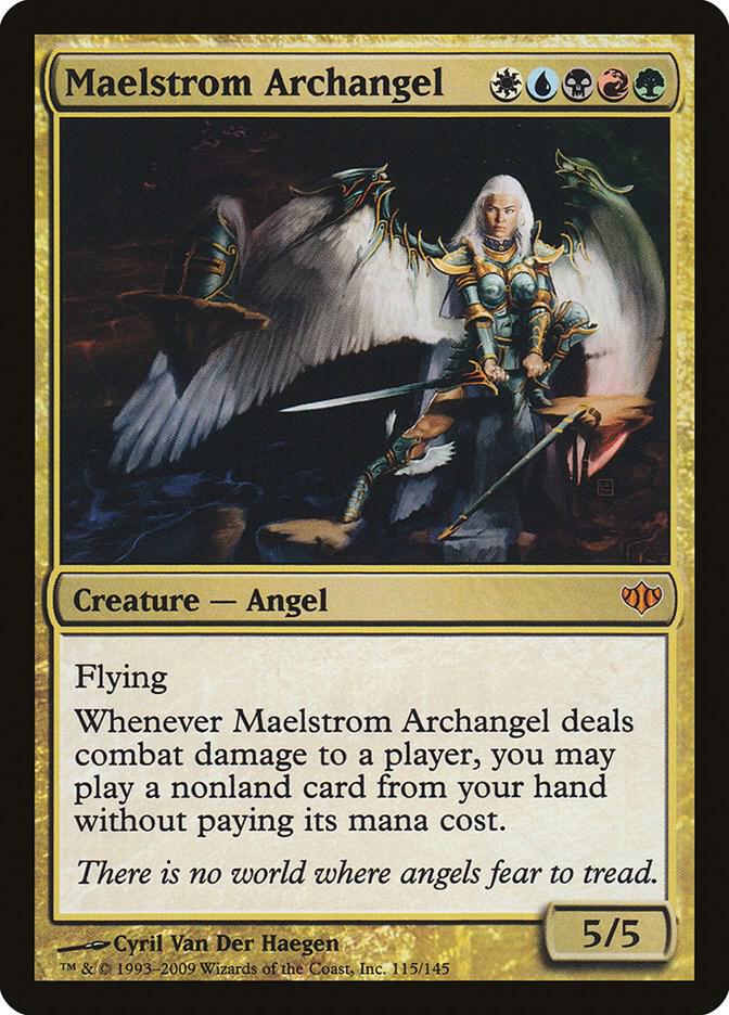 Maelstrom Archangel 115 card from Conflux