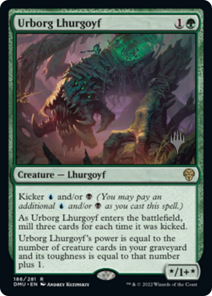 Urborg Lhurgoyf 186 card from Promo Pack: Dominaria United