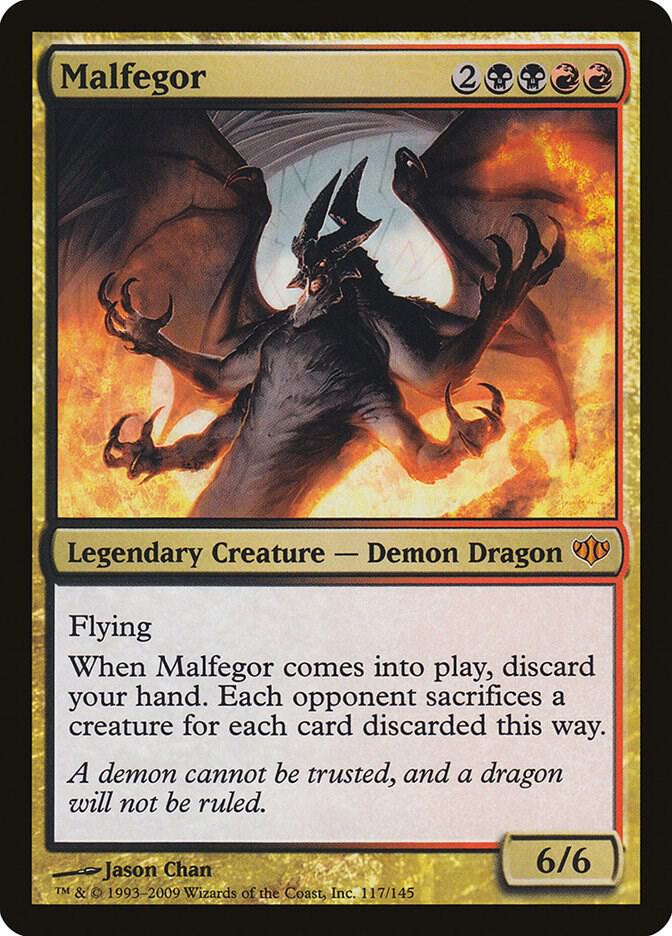Malfegor 117 card from Conflux
