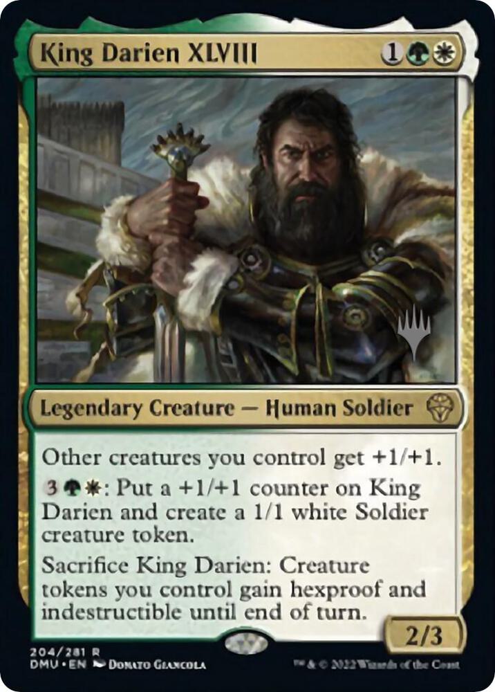 King Darien XLVIII 204 card from Promo Pack: Dominaria United