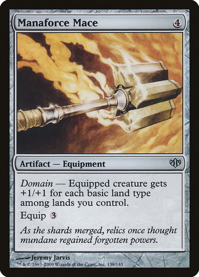 Manaforce Mace 139 card from Conflux