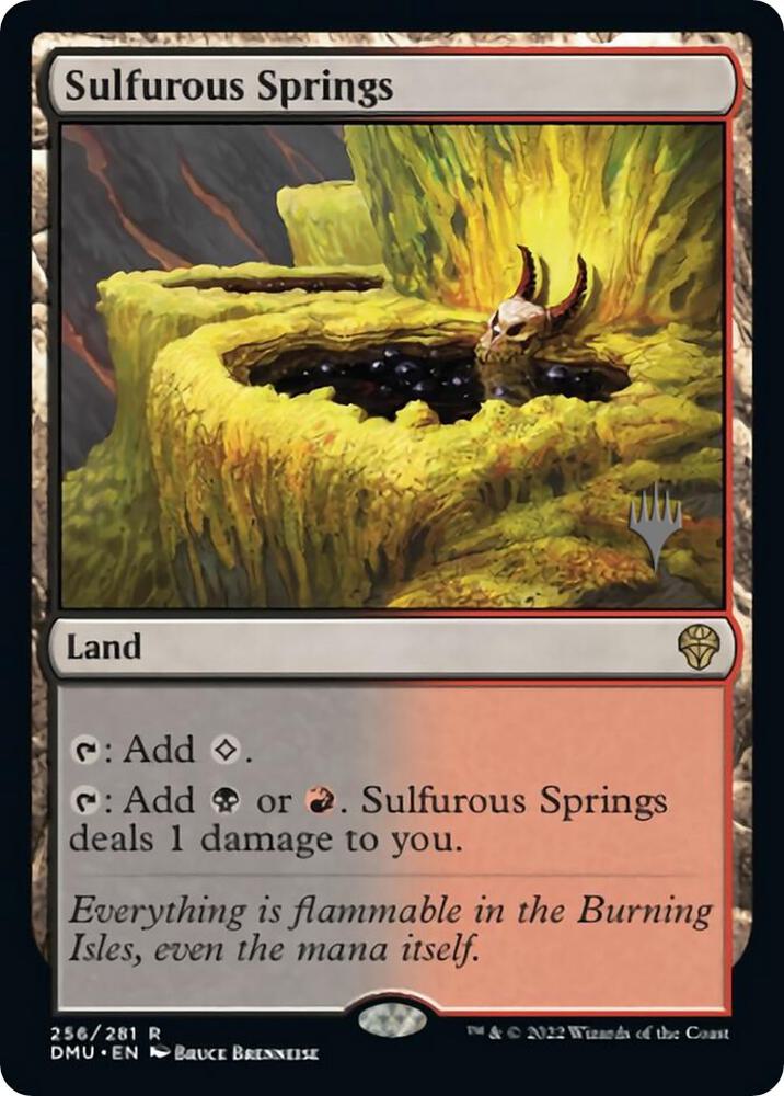 Sulfurous Springs 256 card from Promo Pack: Dominaria United