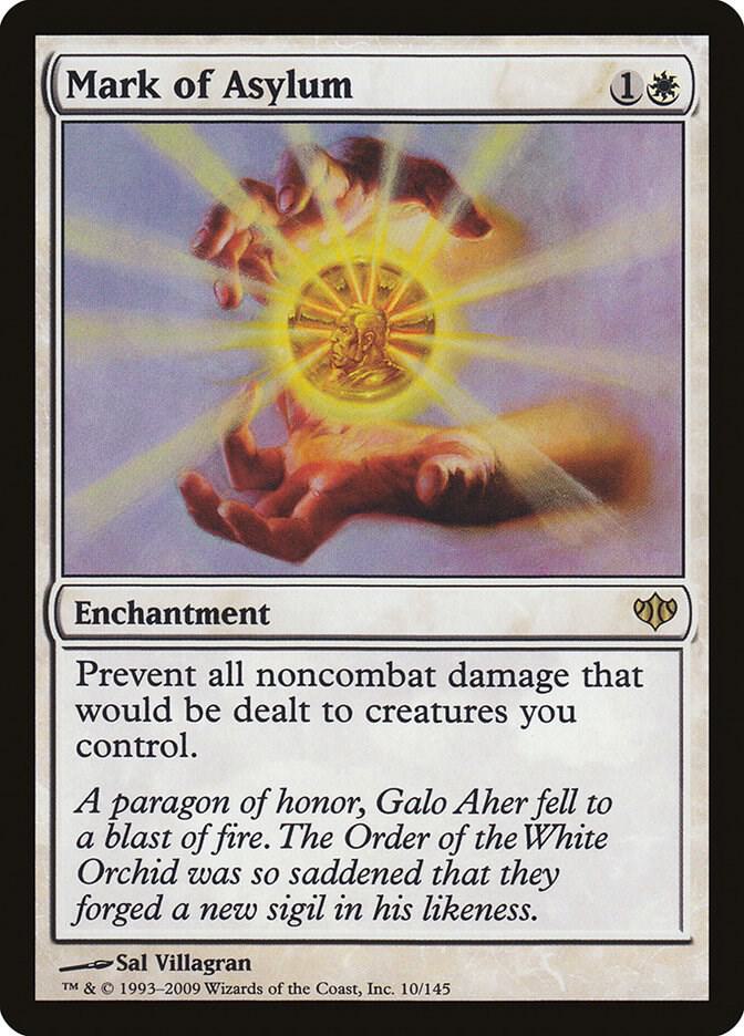 Mark of Asylum 10 card from Conflux