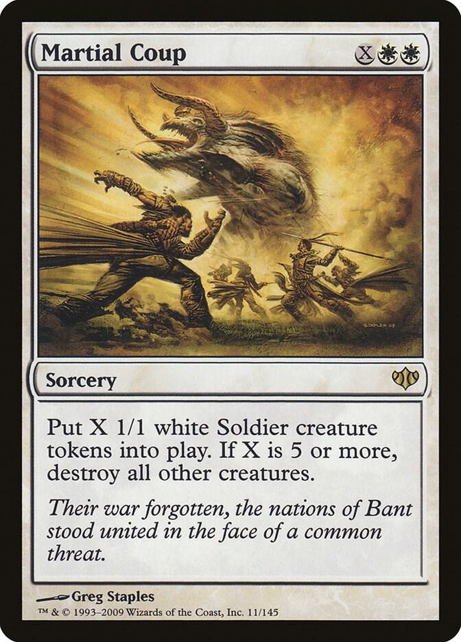 Martial Coup 11 card from Conflux