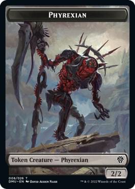 Phyrexian // Ornithopter Double-Sided Token 8 // 22 card from Dominaria United