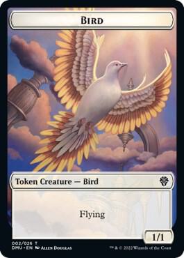 Bird (002) // Goblin Double-Sided Token 2 // 12 card from Dominaria United