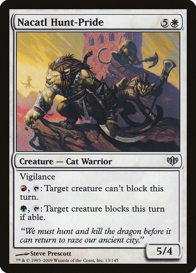 Nacatl Hunt-Pride 13 card from Conflux