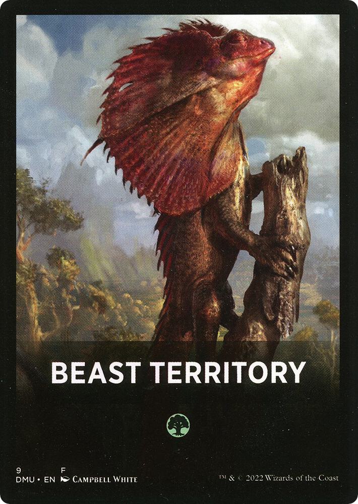Beast Territory Theme Card 9 card from Dominaria United