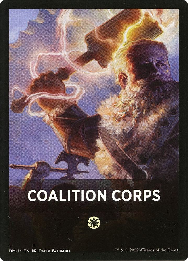 Coalition Corps Theme Card 1 card from Dominaria United